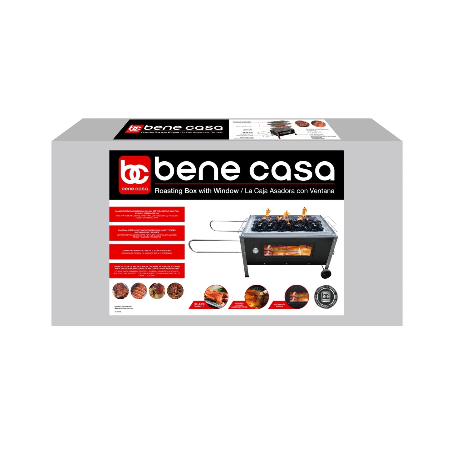Bene Casa Caja Asadora Roast Box w/ Window 100lb
