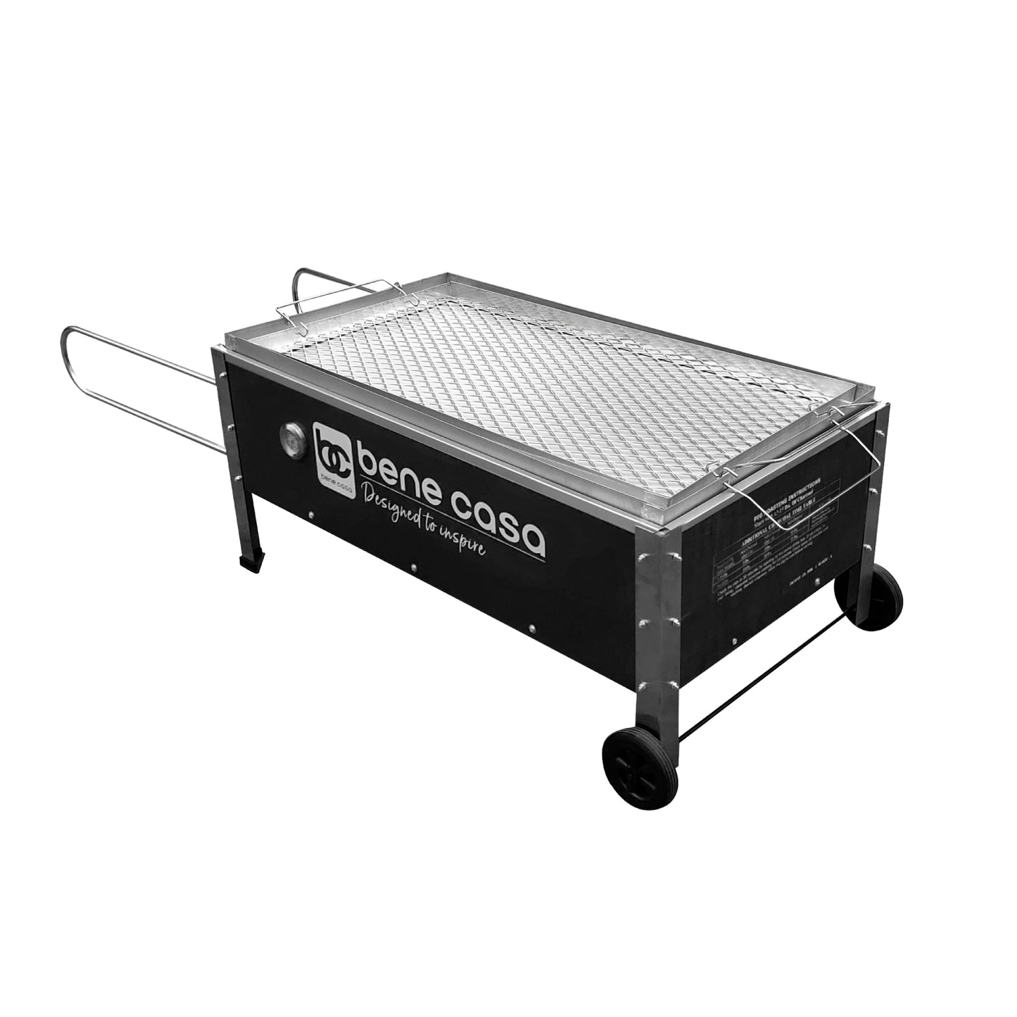 Bene Casa Black Caja Asadora Roasting Box, 70lb capacity