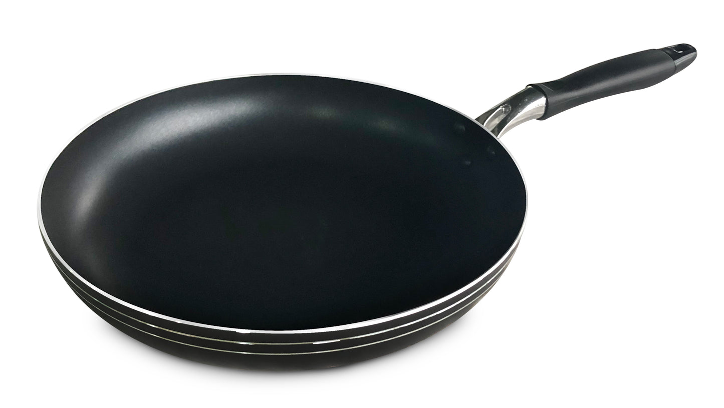 Bene Casa Aluminum Nonstick Frying  Pan, Heat Resistant Handles, Dishwasher Safe