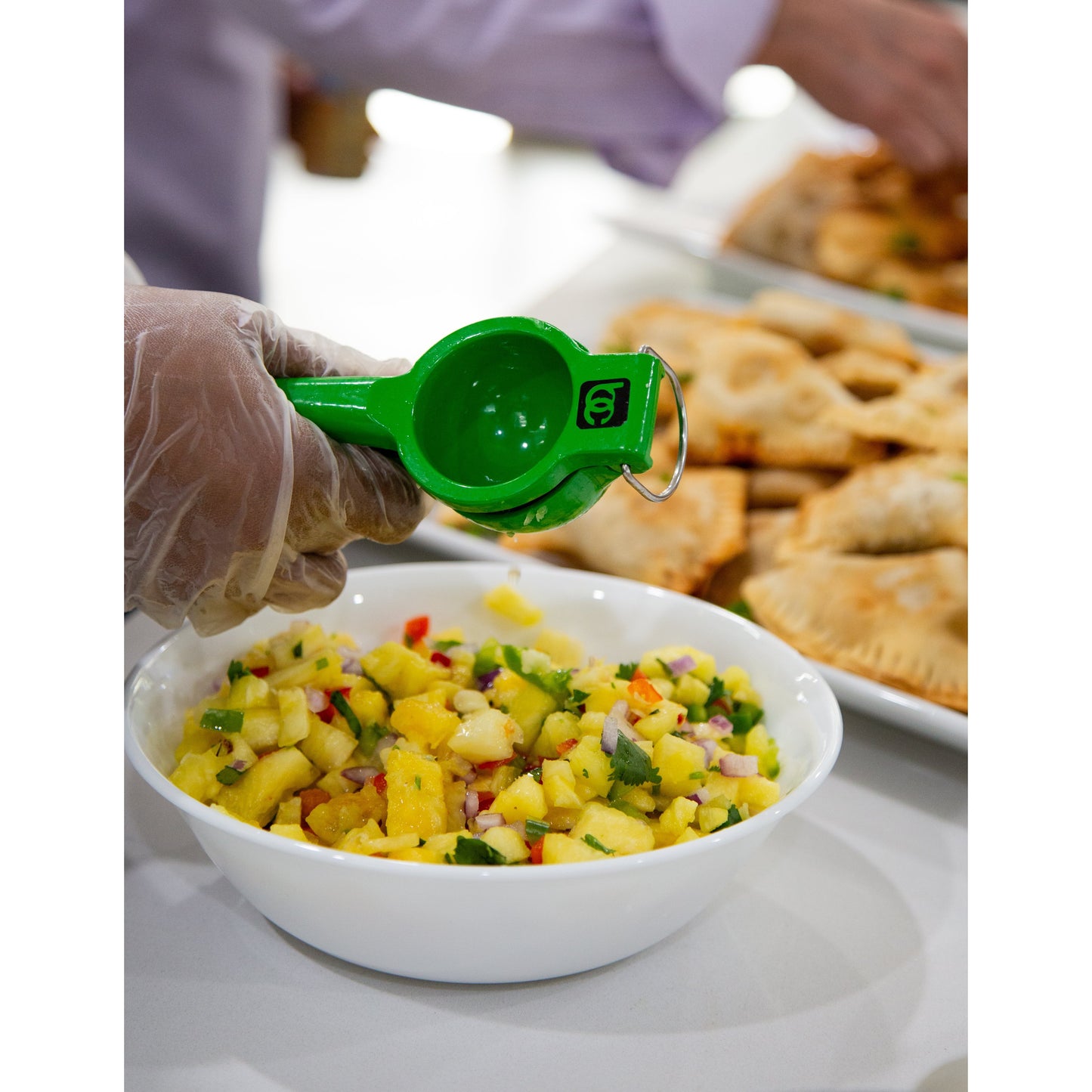 Bene Casa Aluminum Lemon Press, easy, no pulp, no seeds, dishwasher safe