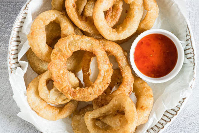 AIR FRYER ONION RINGS