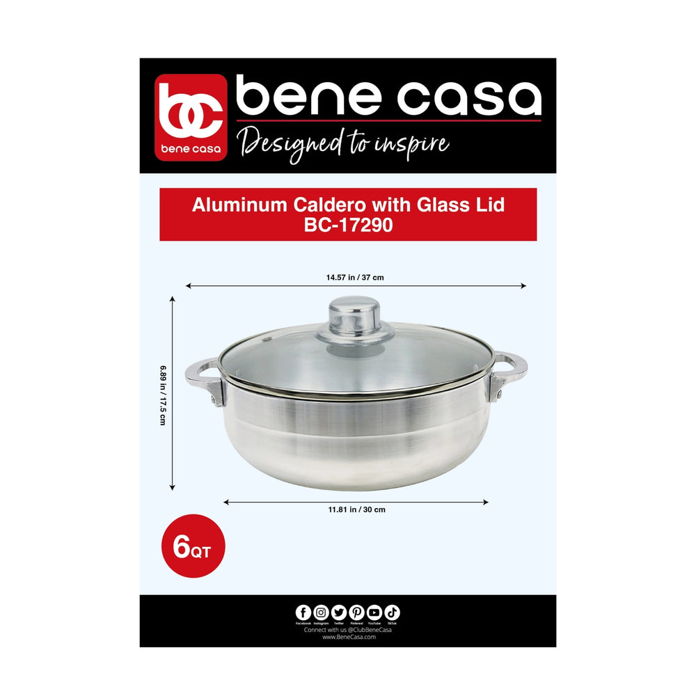 
                  
                    Bene Casa 6-Quart, No. 9 Aluminum Caldero
                  
                