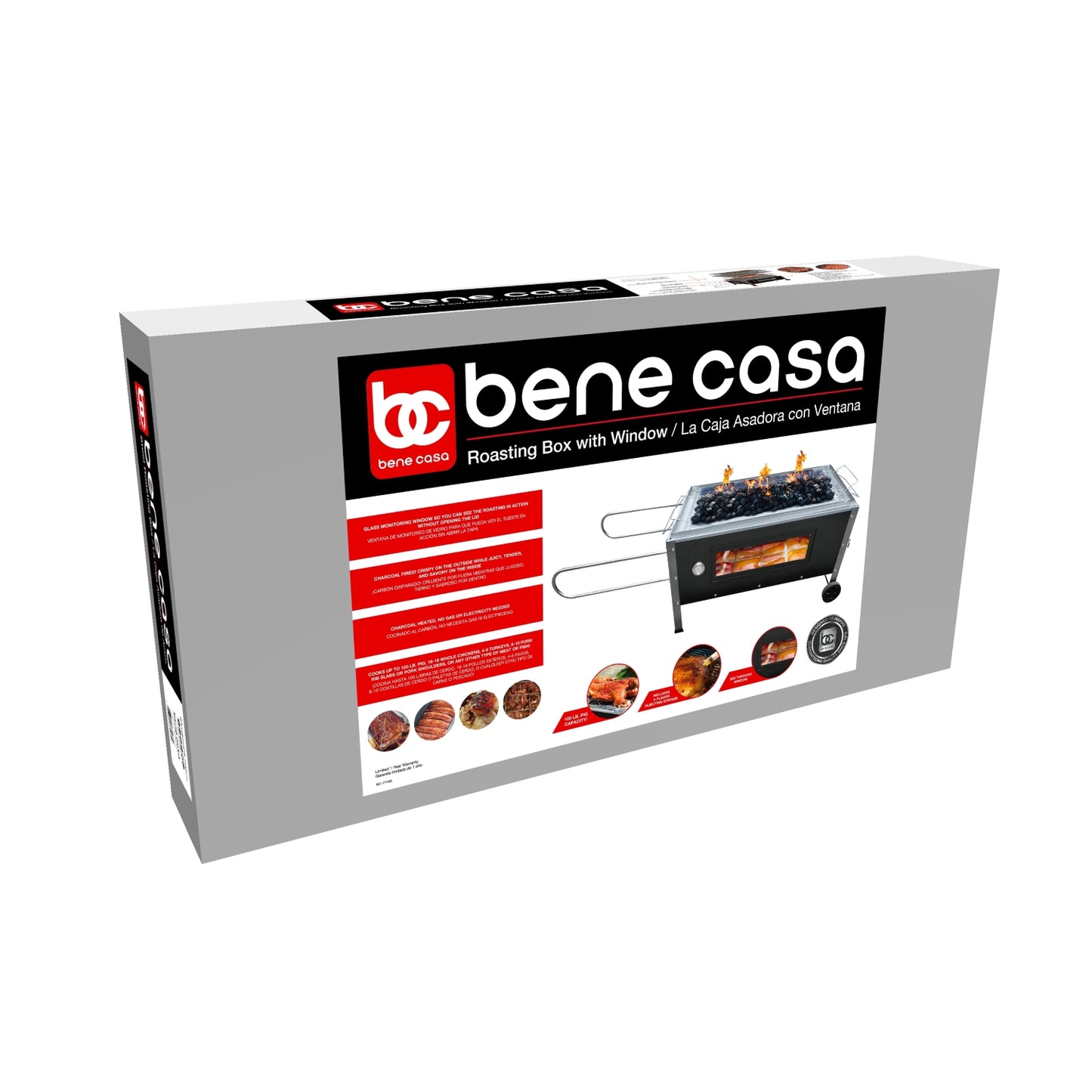 
                  
                    Bene Casa Caja Asadora Roast Box w/ Window 100lb
                  
                