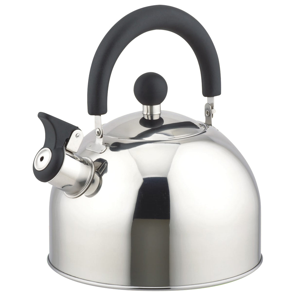 Bene Casa 2.5-quart stainless-steel stovetop tea kettle, removable, whistles