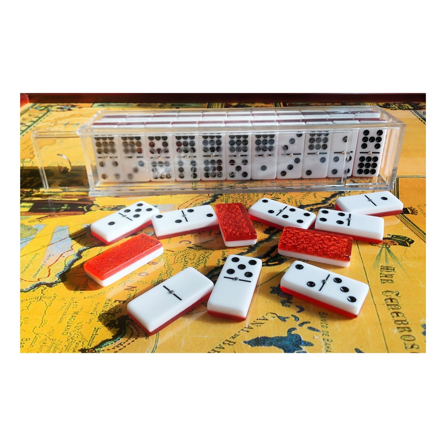 
                  
                    Bene Casa Professional Double Nine Dominoes in Acrylic Storage Box
                  
                