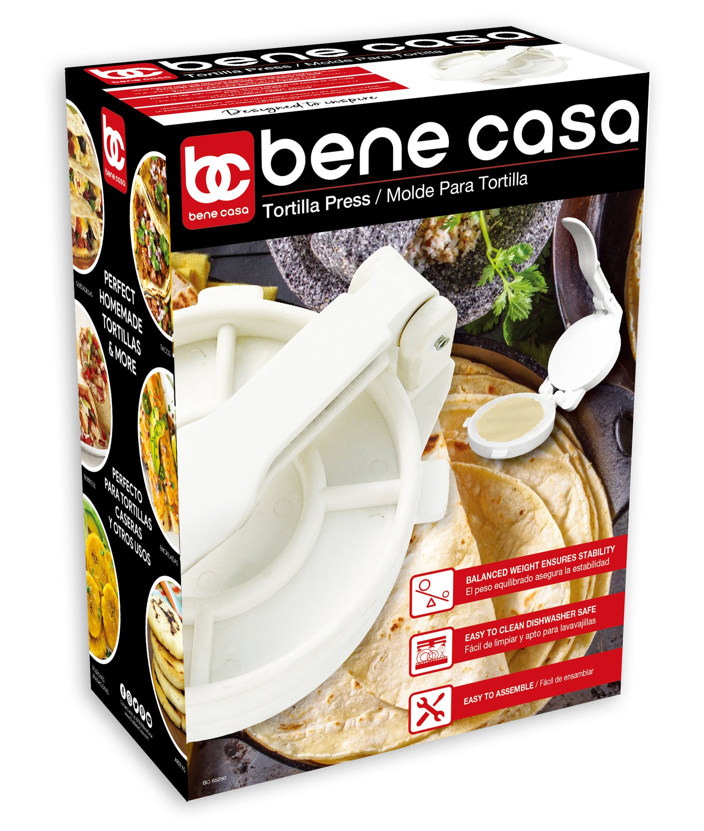 
                  
                    Bene Casa White Plastic Tortilla Press
                  
                