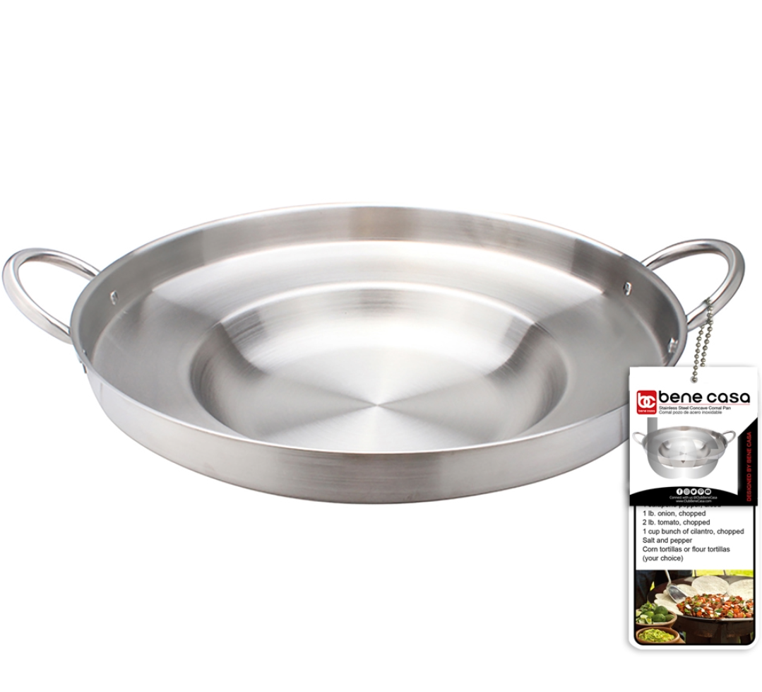 
                  
                    Bene Casa Stainless-Steel Comal Pan
                  
                