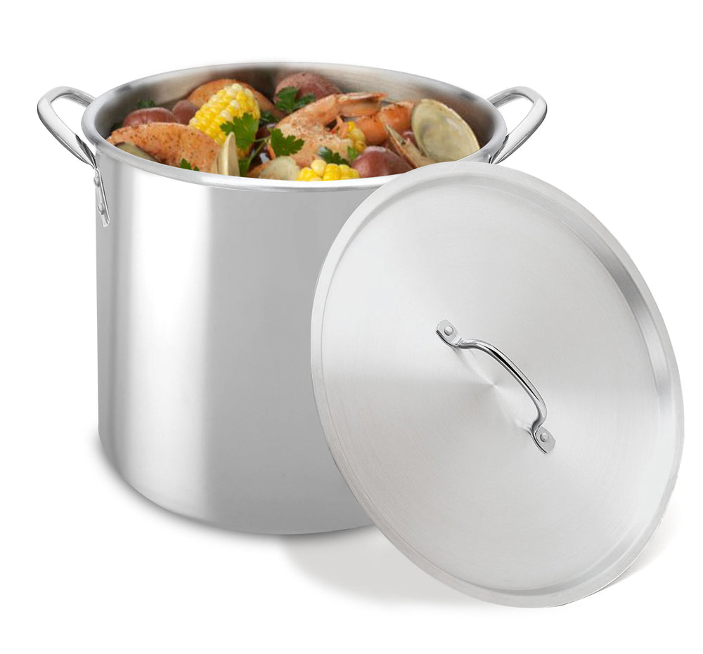 
                  
                    Bene Casa Stainless-Steel Stock Pot w/ lid, 8-quart capacity, reinforced bottom
                  
                