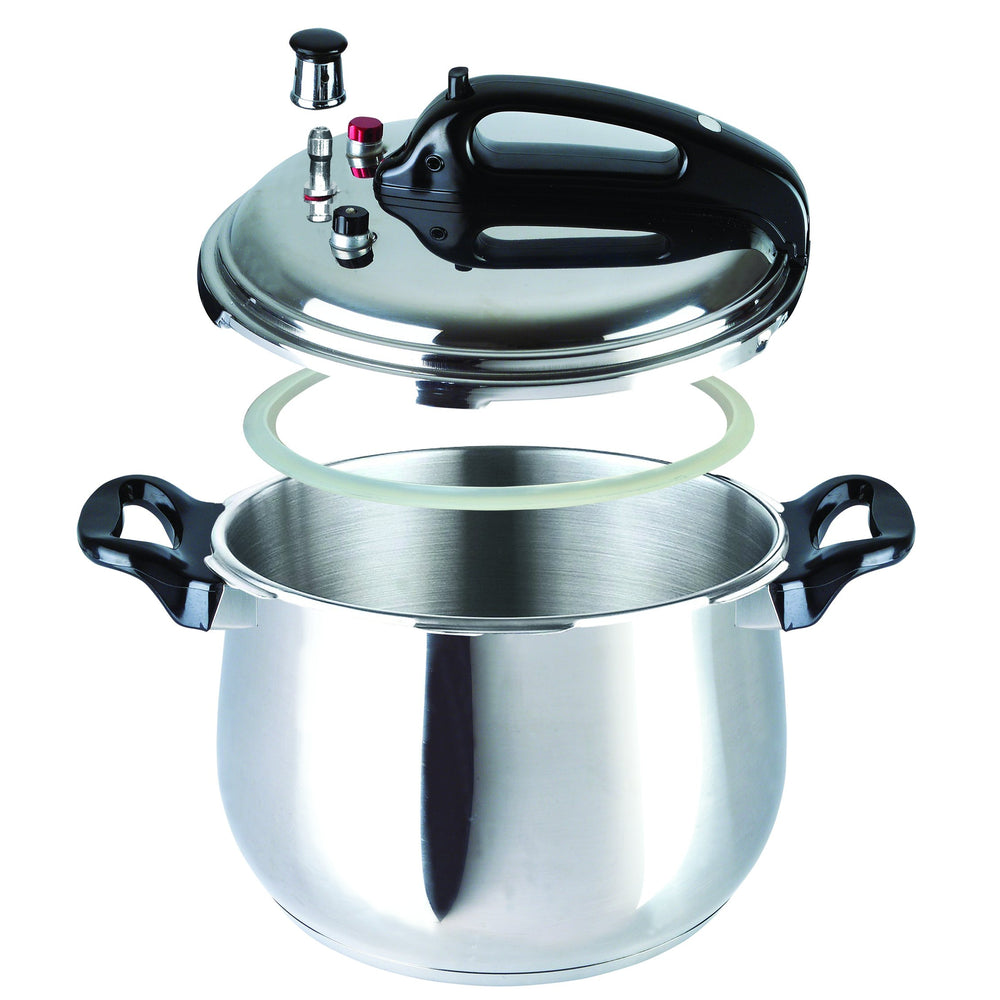 
                  
                    Bene Casa stainless-steel, 5.3-quart Pressure Cooker, 5-liter capacity
                  
                