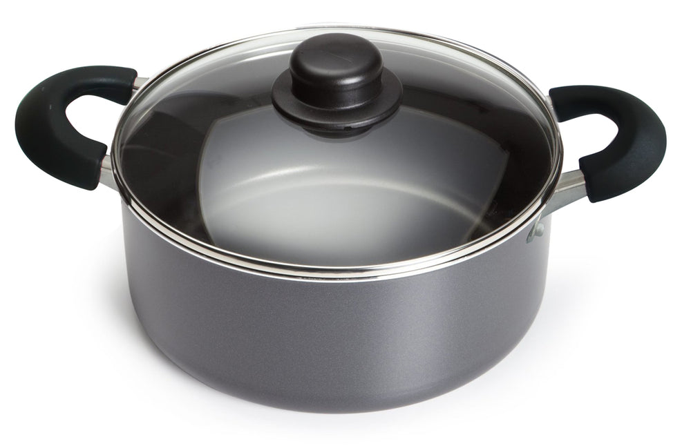 Bene Casa 3.06-Quart, non-stick speckled Dutch Oven w/ tempered glass lid - (3 sizes)