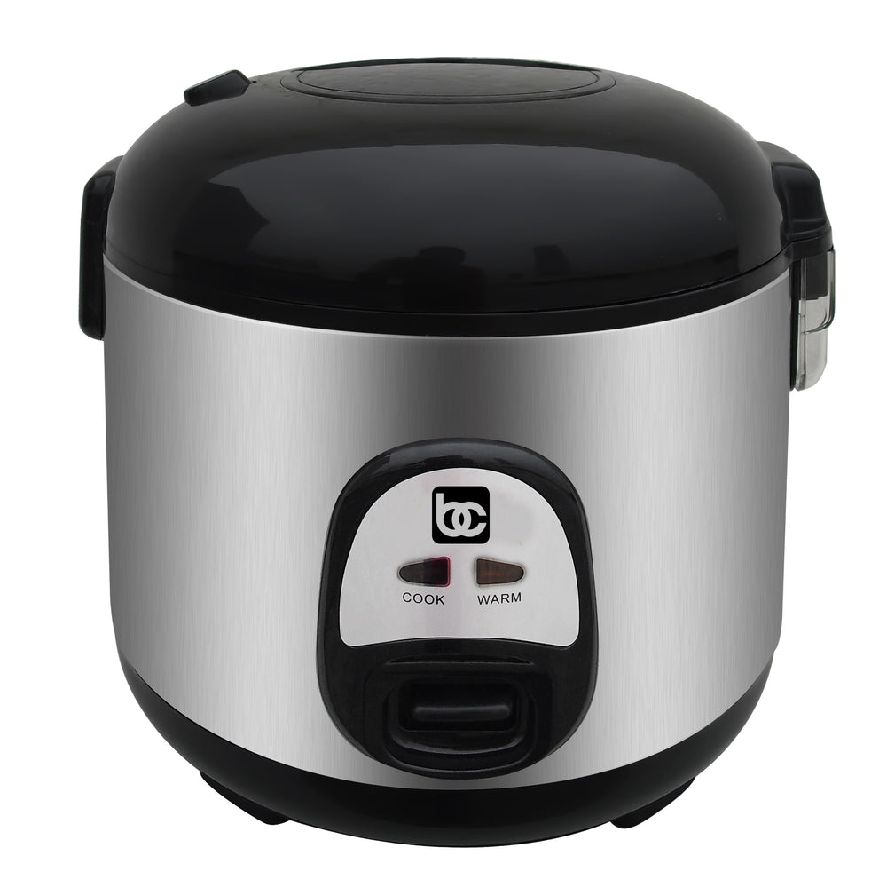 Bene Casa 7 Cup Stainless-Steel Thermo Rice Cooker, Simple Function